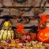 Woreczki Halloween z organzy 12 x 15 cm - mix wzorów i kolorów Halloween