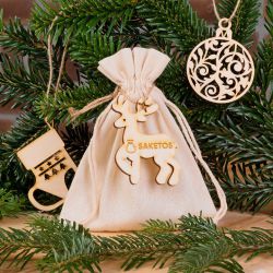 Zawieszki drewniane- Boże Narodzenie Dodatki i dekoracje