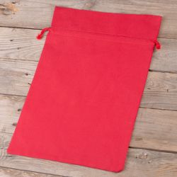 Worki z bawełny 26 x 35 cm - czerwone Woreczki czerwone