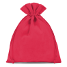 Worki z bawełny 22 x 30 cm - czerwone Walentynki
