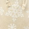 Woreczki à la lniane z nadrukiem 15 x 20 cm - naturalne / śnieg Woreczki z nadrukiem