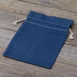 Woreczek z jeansu 18 x 24 cm - niebieski Life hacks - sprytne pomysły