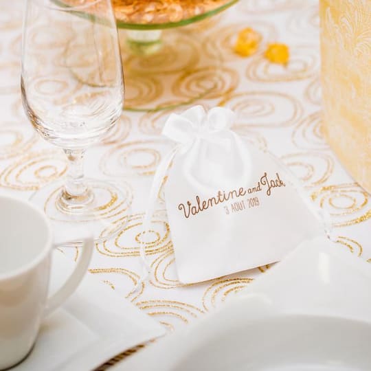Personalized table packaging and decorations