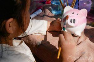 Świnka skarbonka DIY - do samodzielnego pomalowania przez dziecko