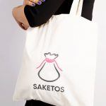 Torba bawełniana z logo Saketos