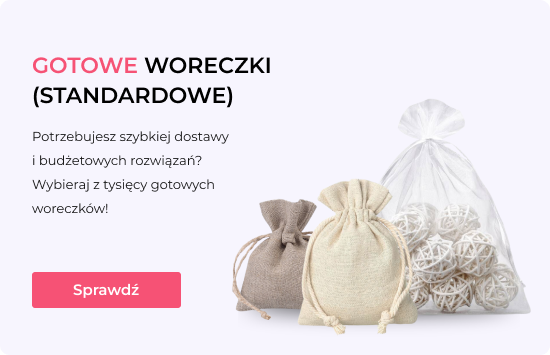 Gotowe woreczki bez personalizacji