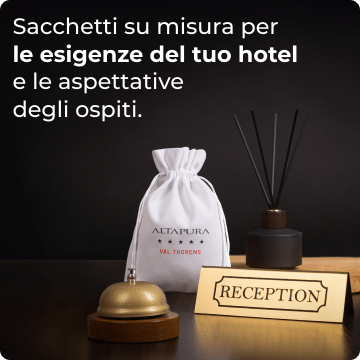 Sacchetti per hotel con logo