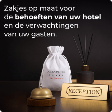 Hotelzakjes met een logo