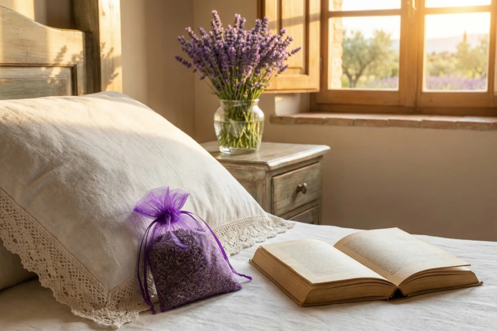 Woreczek z lawendą jako upominek dla gości hotelowych