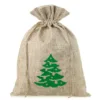Woreczek jutowy 26 x 35 cm - Boże Narodzenie - Choinka Woreczki na Boże Narodzenie