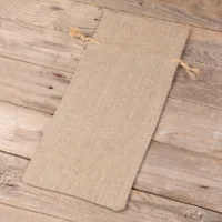 Woreczek len naturalny 16 x 37 cm Woreczki naturalne ciemne