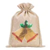 Worek jutowy 30 x 40 cm - Boże Narodzenie - Dzwonki Woreczki jutowe