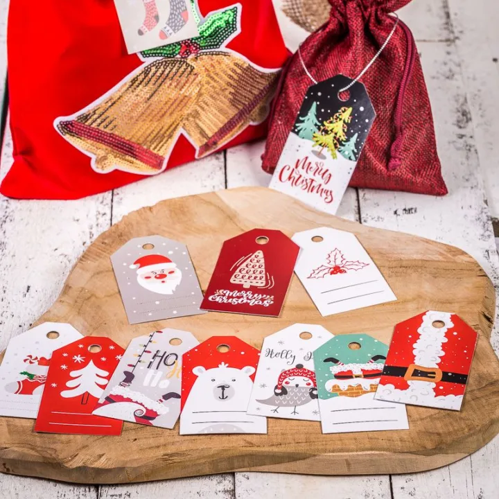 Bileciki do prezentów - mix wzorów Woreczki z organzy