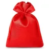 Woreczki satynowe 6 x 8 cm - czerwone Woreczki na ślub