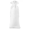 Woreczki welurowe 11 x 20 cm - białe Średnie woreczki 11x20 cm