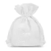 Woreczki z bawełny 12 x 15 cm - białe Małe woreczki 12x15 cm