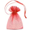 Woreczki z organzy 7 x 9 cm (SDB) - czerwone Małe woreczki 7x9 cm