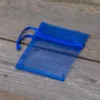 Woreczki z organzy 7 x 9 cm (SDB) - niebieskie Lawenda i susz zapachowy