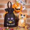 Worki nonwoven 22 x 32 cm z nadrukiem - Halloween Woreczki na Halloween