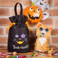 Worki nonwoven 22 x 32 cm z nadrukiem - Halloween Woreczki na Halloween