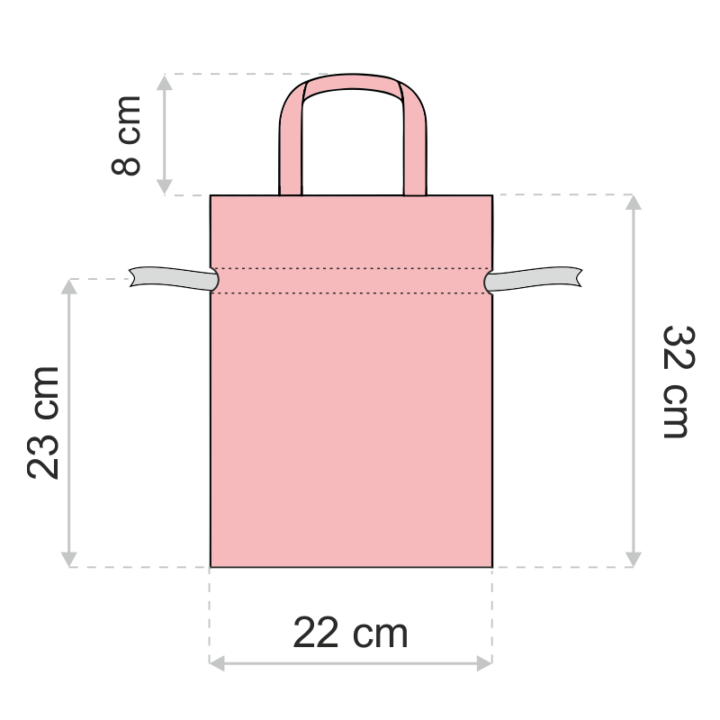 Worki nonwoven 22 x 32 cm z nadrukiem - Halloween Zastosowanie