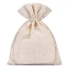 Worki z bawełny 26 x 35 cm - naturalne Worki bawełniane