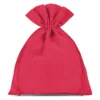 Woreczki bawełniane 18 x 24 cm - czerwone Średnie woreczki 18x24 cm