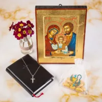 Woreczki z organzy 10 x 13 cm białe z nadrukiem Małe woreczki 10x13 cm