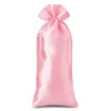 Woreczek satynowy 16 x 37 cm - różowy jasny Średnie woreczki 16x37 cm