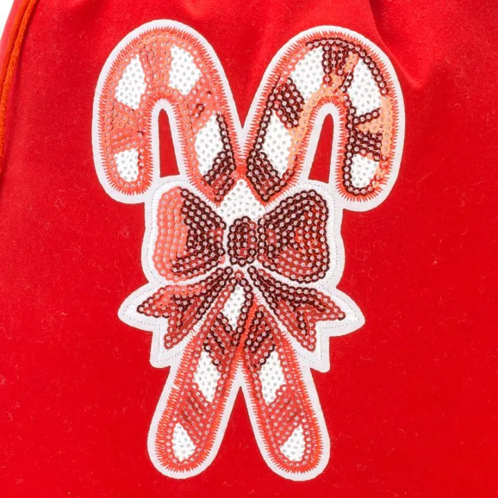 Woreczek welurowy 26 x 35 cm - Boże Narodzenie - Lizaki Woreczki okolicznościowe