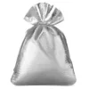 Woreczki metaliczne 8 x 10 cm - srebrne Woreczki metaliczne