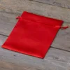Woreczki satynowe 12 x 15 cm - czerwone Dekoracje stołu