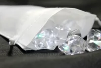 Woreczki satynowe 8 x 10 cm - białe Woreczki okolicznościowe