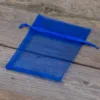 Woreczki z organzy 10 x 13 cm - niebieskie Woreczki na Boże Narodzenie