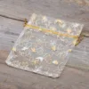 Woreczki z organzy 12 x 15 cm - Boże Narodzenie / 8 Kosmetyki
