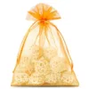 Woreczki z organzy 12 x 15 cm - pomarańczowe Woreczki pomarańczowe