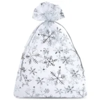 Woreczki z organzy 26 x 35 cm - Boże Narodzenie / 2 Woreczki na Boże Narodzenie