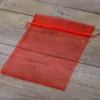 Woreczki z organzy 30 x 40 cm - czerwone Worki z szybkim i łatwym zamknięciem