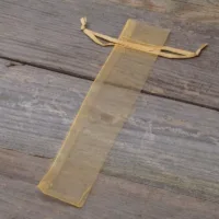 Woreczki z organzy 3,5 x 19 cm - mix kolorów Woreczki wielokolorowe