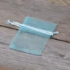 Woreczki z organzy 5 x 7 cm - błękitne Wielkanoc