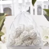 Woreczek z organzy 75 x 100 cm - biały Woreczki na owoce