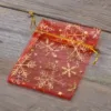 Woreczki z organzy 9 x 12 cm - Boże Narodzenie Święta i okazje