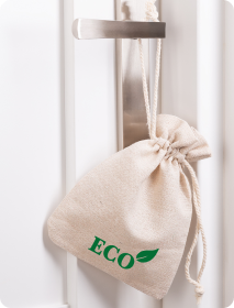 Eco woreczek na klamke hotelową