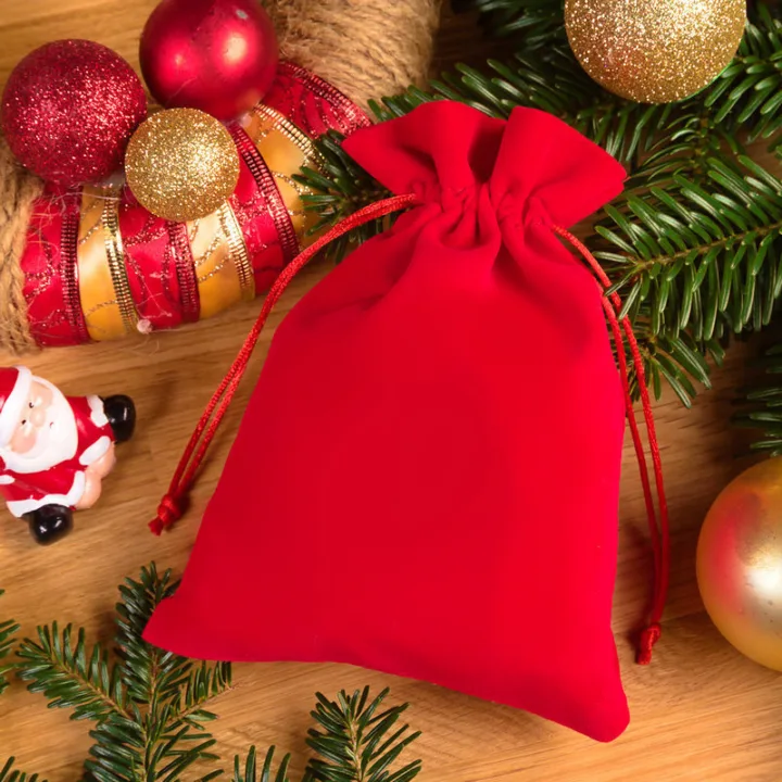 Świąteczne woreczki bez nadruku