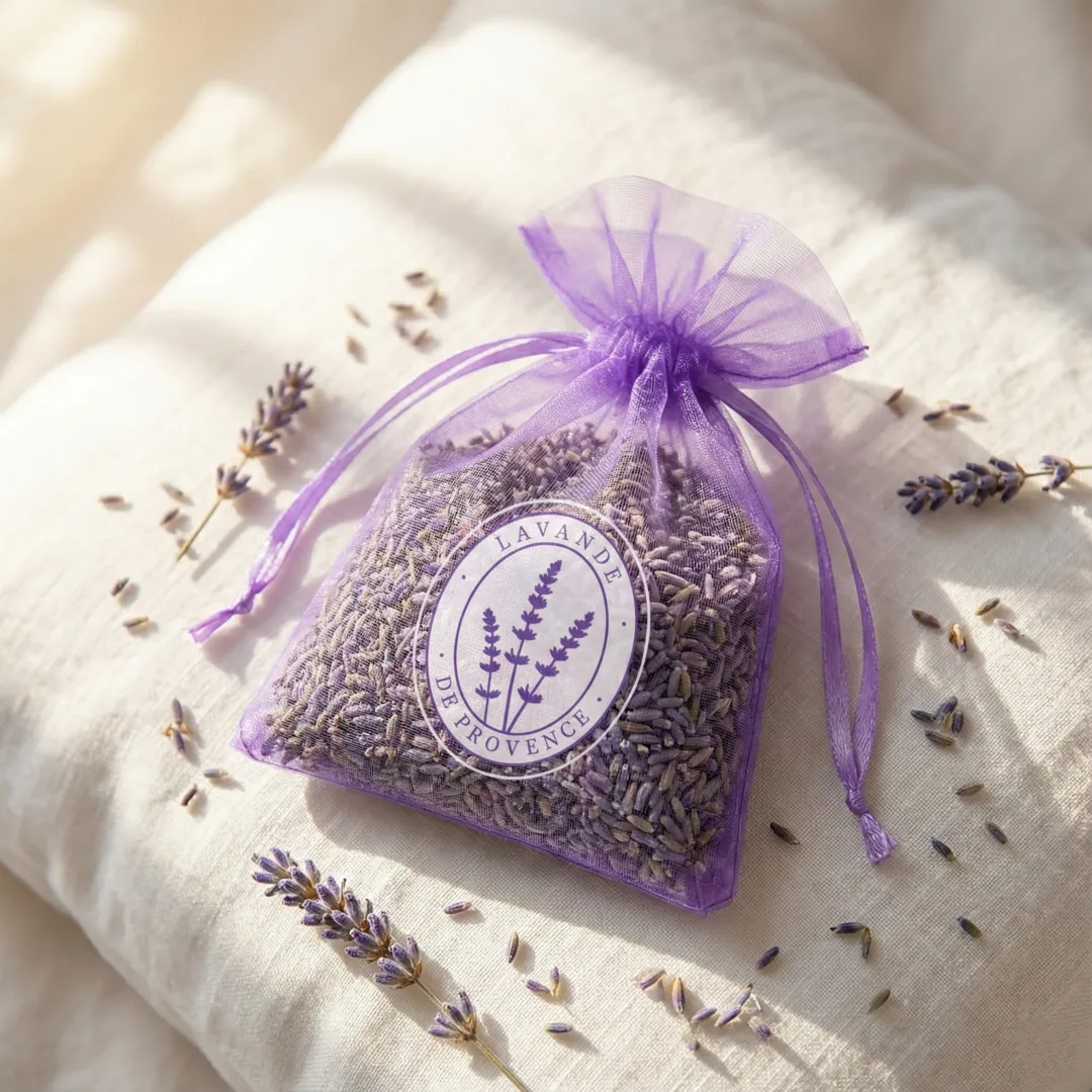 Fioletowe woreczki na lawendę 9 x 12 cm - dekoracyjne opakowanie na biżuterię i prezenty