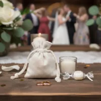 Woreczki lniane jako opakowanie na upominki ślubne i okolicznościowe