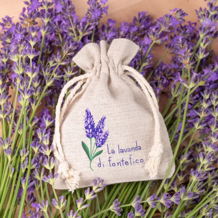 Woreczek lniany na lawendę i zapach