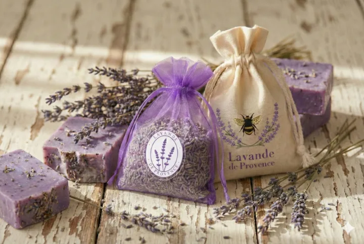Woreczki na lawendę jako element boxów prezentowych - doskonałe rozwiązanie dla concept store i wielu branż - biżuteryjnej, producentów świec i mydełek.