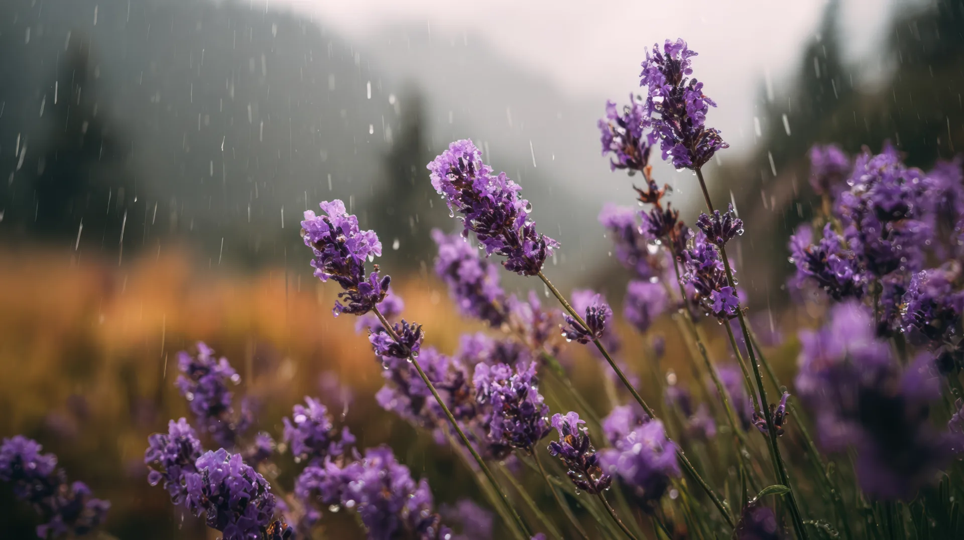 Plantacja lawendy w deszczowy dzień - jak zarabiać na lawendzie nie tylko podczas letniego sezonu?